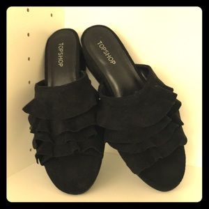Top shop suede look sandal size 6.5 (EU 37)